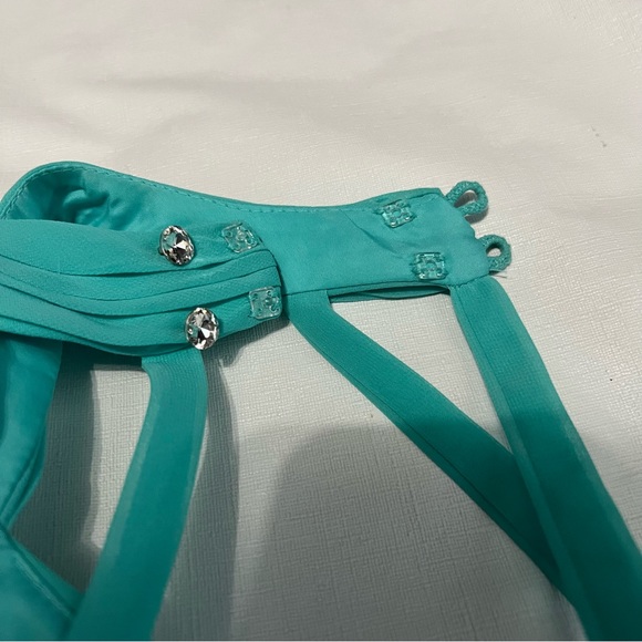 Azazie Aqua Bridesmaid Dress Size C - Custome - Picture 14 of 14